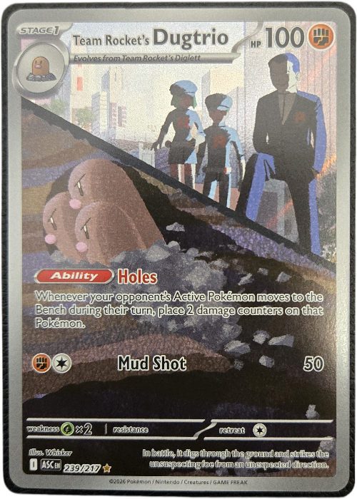 Team Rocket's Dugtrio - Pokemon Ascended Heroes - #239
