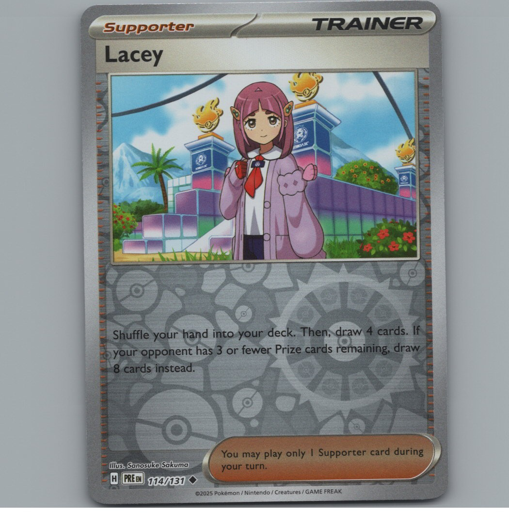 Lacey - Prismatic Evolutions - #114 - Reverse Holo