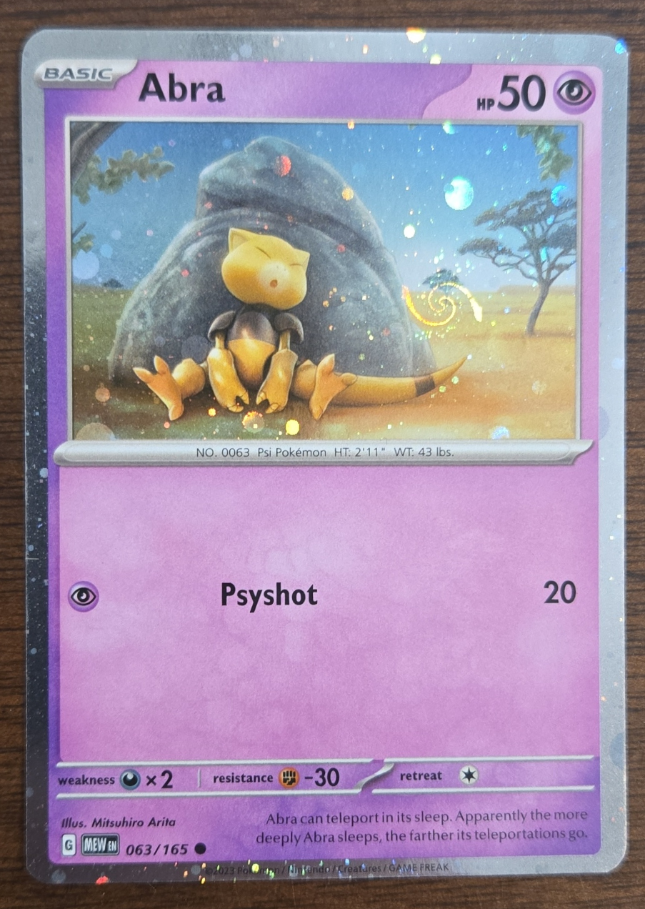 Abra - 151 - #063 - Tail Swirl - Normal