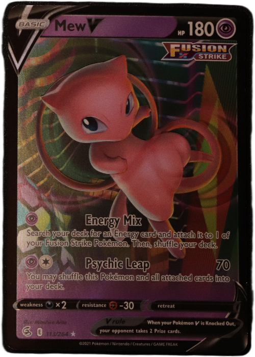Mew V - Pokemon Fusion Strike - #113 - Normal