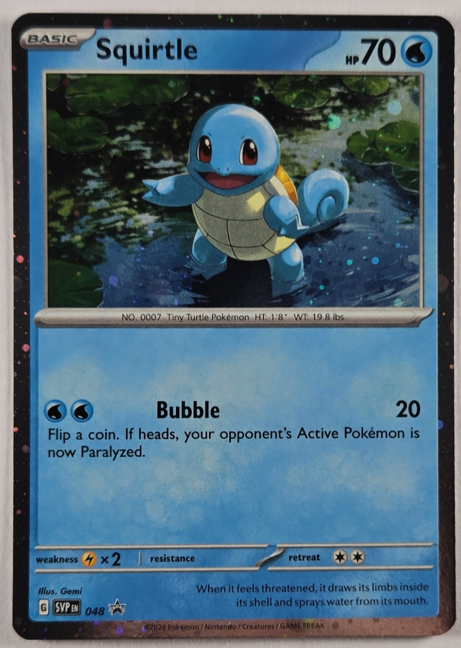 Squirtle - SVP Black Star Promos - #048