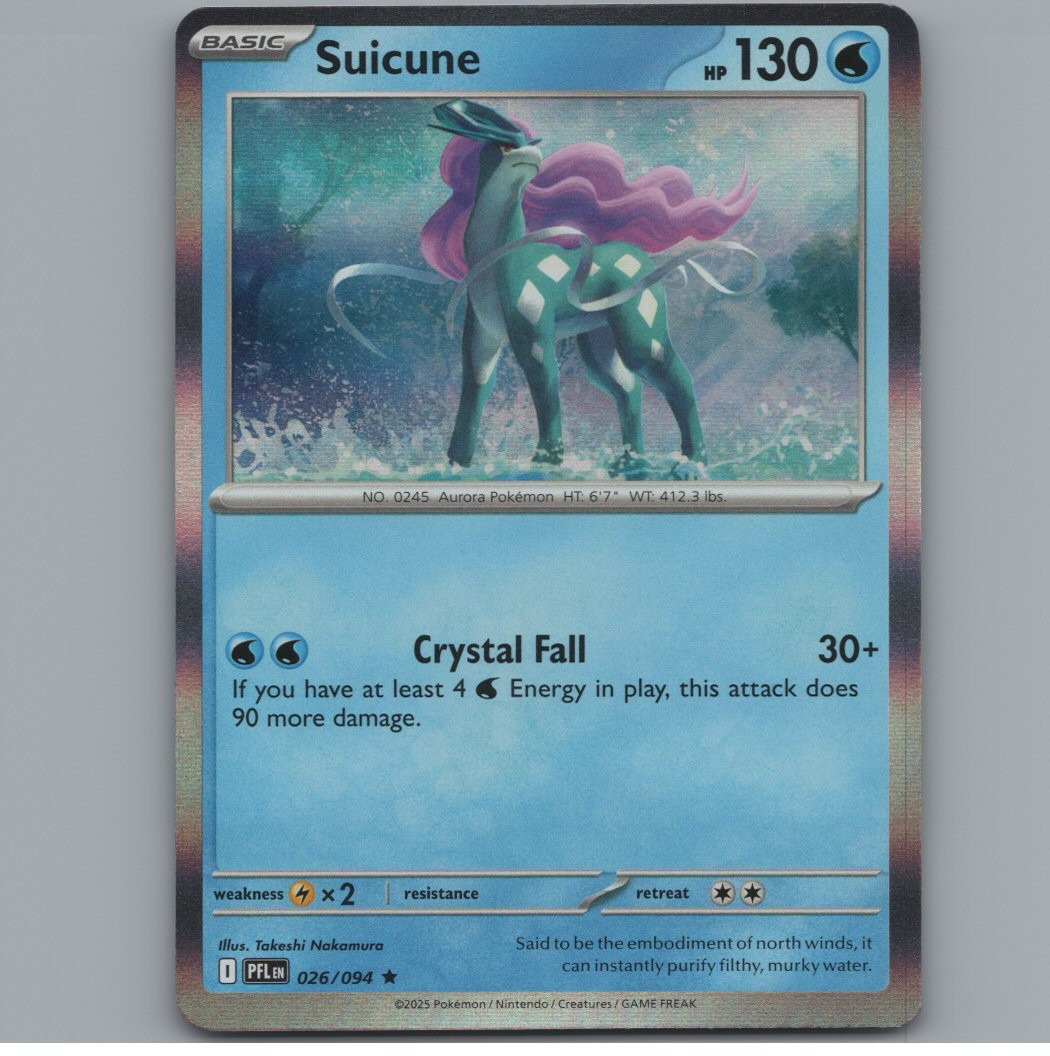 Suicune - Phantasmal Flames - #026 - Normal