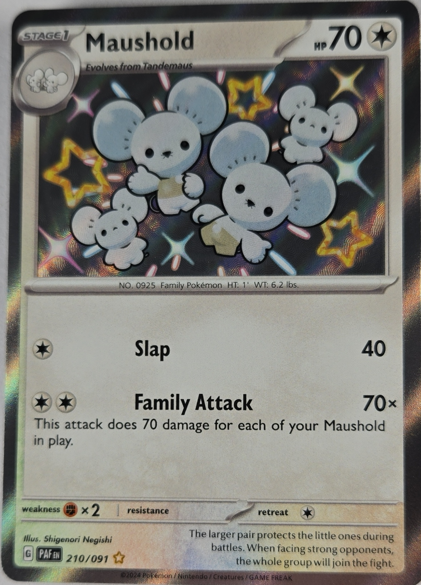 Maushold - Paldean Fates - #210 - Normal