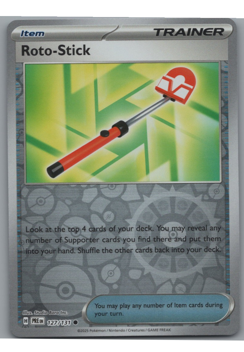 Roto-Stick - Prismatic Evolutions - #127 - Reverse Holo