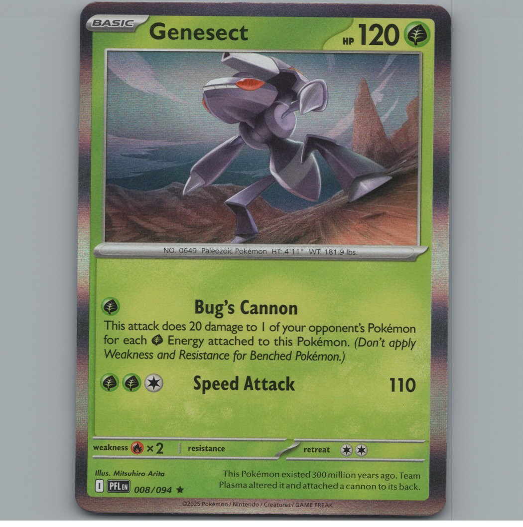 Genesect - Phantasmal Flames - #008 - Normal