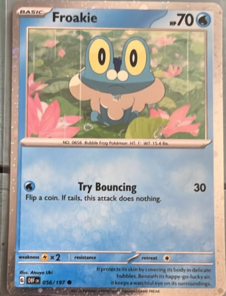 Froakie - Obsidian Flames - #056 - Cosmos Holo