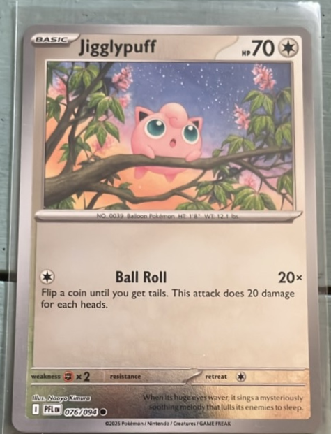 Jigglypuff - Phantasmal Flames - #076 - Reverse Holo