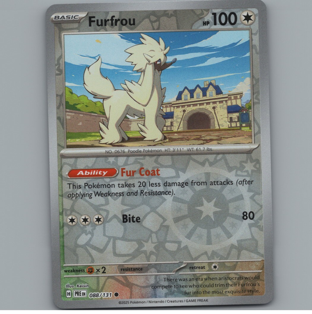 Furfrou - Prismatic Evolutions - #088 - Reverse Holo