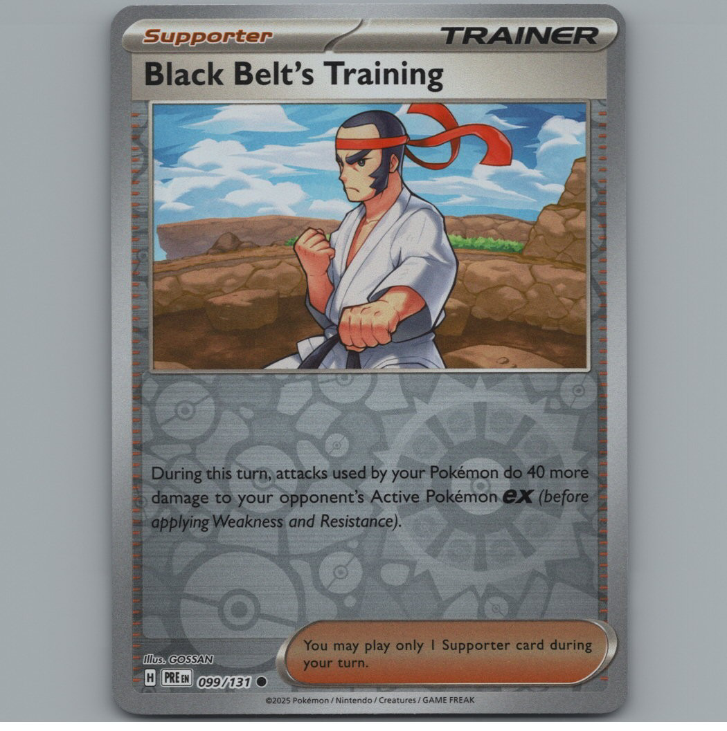 Black Belt's Training - Prismatic Evolutions - #099 - Reverse Holo