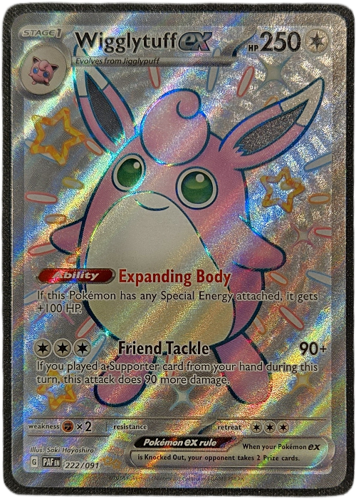 Wigglytuff ex - Pokemon Paldean Fates - #222